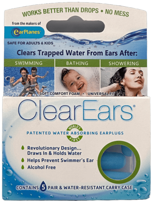 ClearEars Water Absorbing EarPlanes