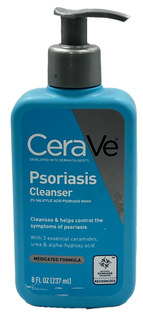 Cerave - Psoriasis Cleanser - 2% Salicyclic Acid Psoriasis Wash - 8 FL OZ