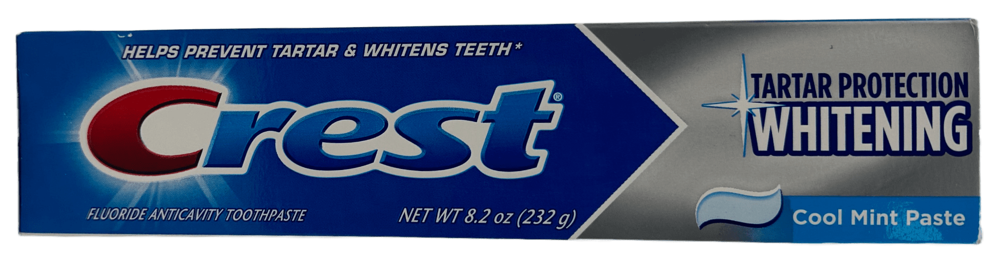 Crest Whitening Toothpaste - Tartar Protection - Cool Mint - 8.2 OZ