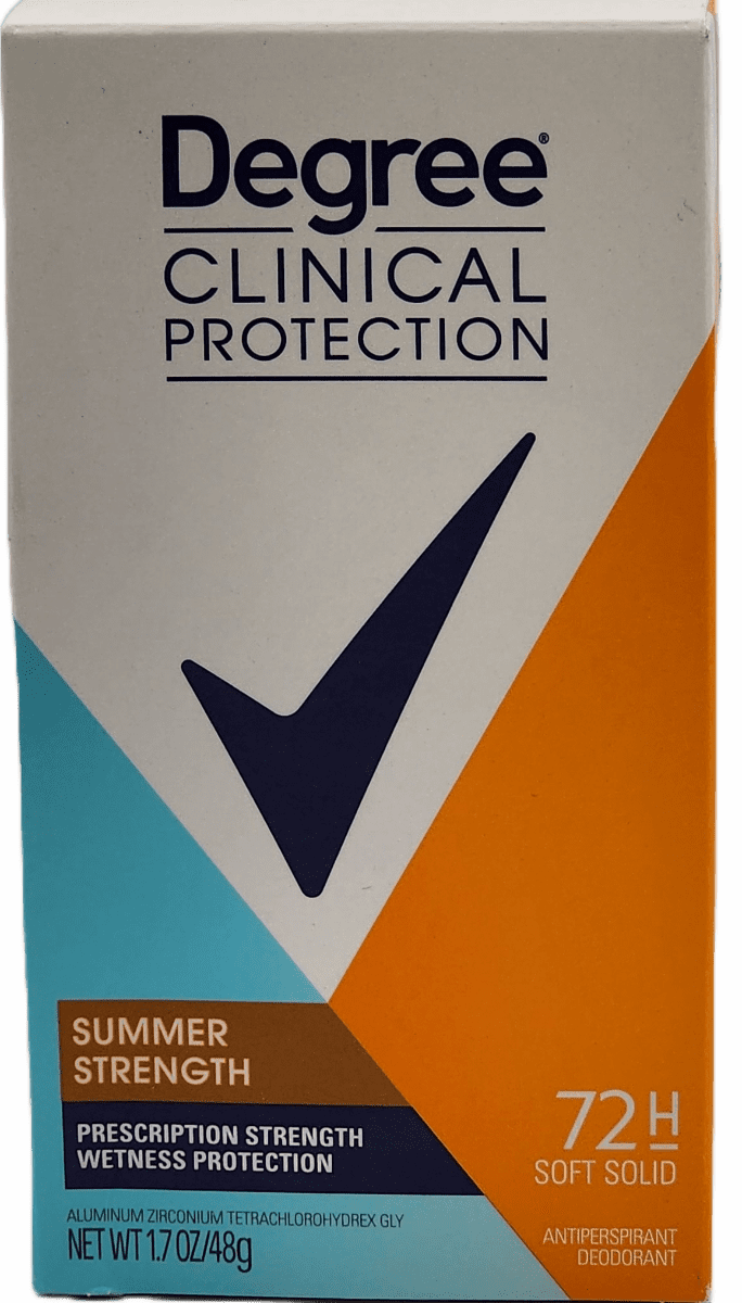 Degree Clinical Protection Antiperspirant Deodorant - Summer Strength - 1.7 OZ