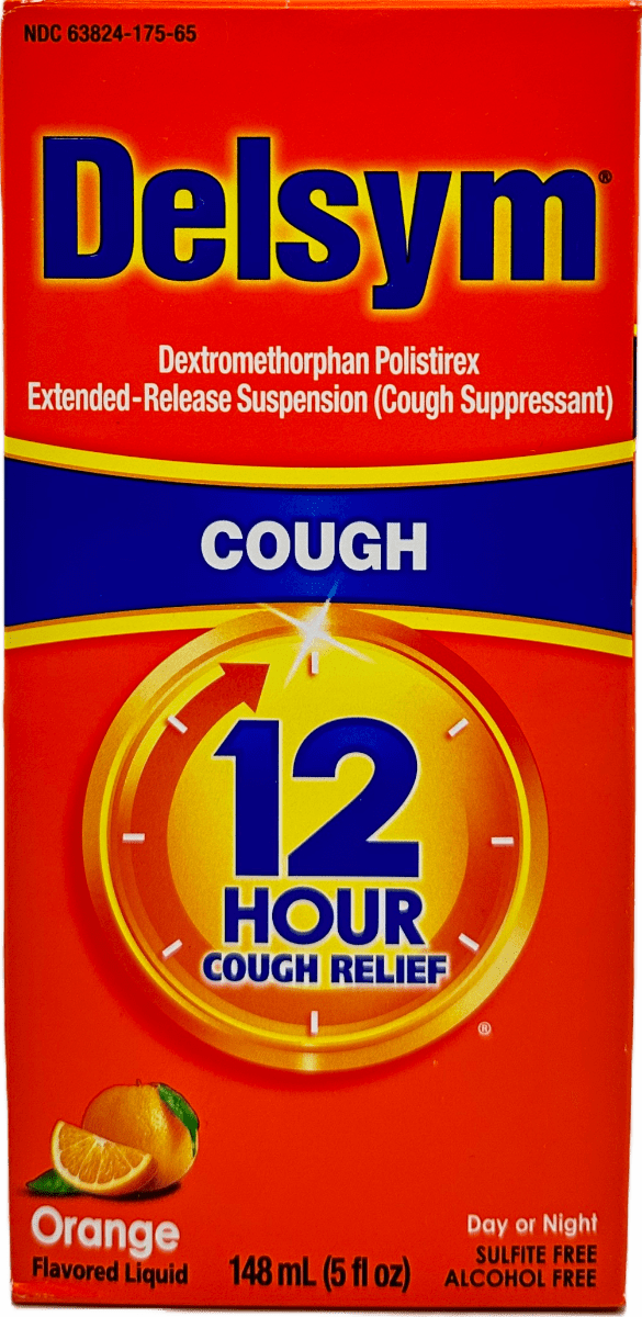 Delsym 12-Hour Cough Relief: Orange Flavor, 5 FL OZ