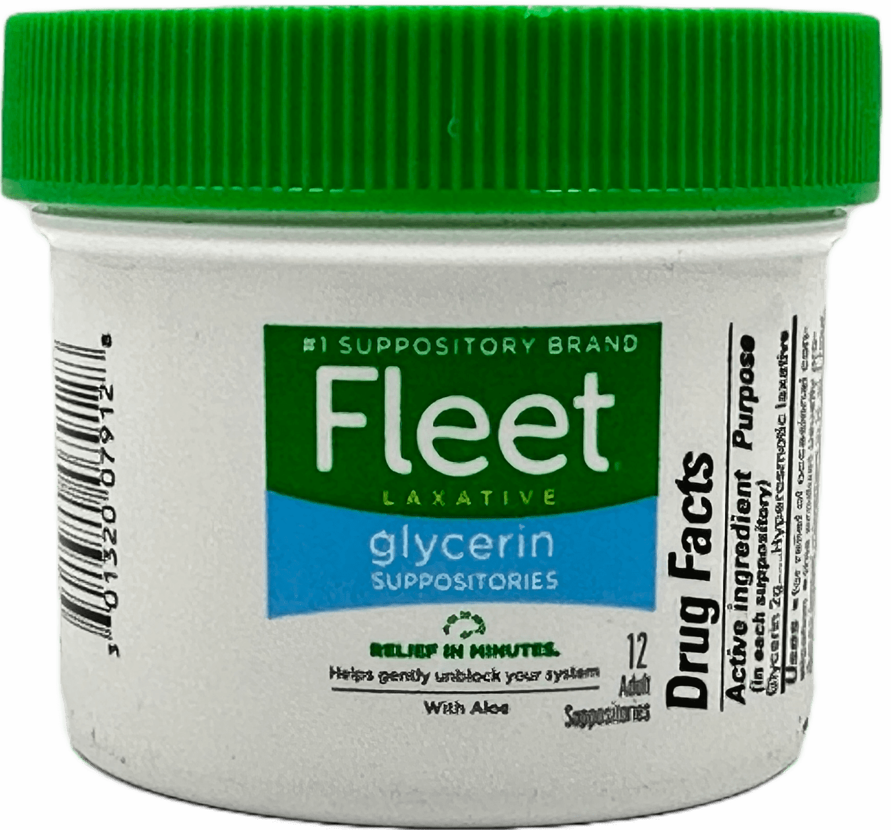 Fleet Laxative Glycerin Suppositories - 12 Ct