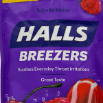 Halls Breezers Cool Berry: 25 Drops for Soothing Throat Relief
