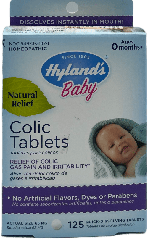 Hyland's Baby Colic Tablets: Natural Relief in 125 Doses