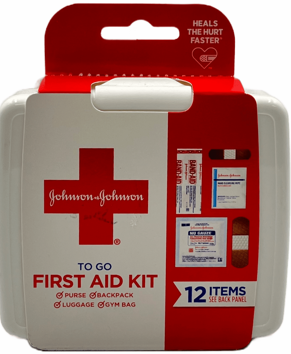 Johnson & Johnson - To Go First Aid Kit - 12 Items