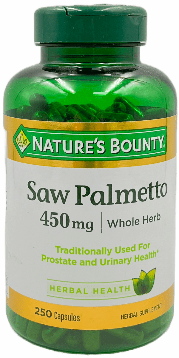 Nature's Bounty - Saw Palmetto 450 mg Capsules - 250 Ct