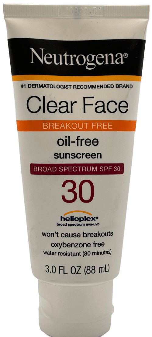 Neutrogena Clear Face - Oil-Free Sunscreen - SPF 30 - 3 FL OZ