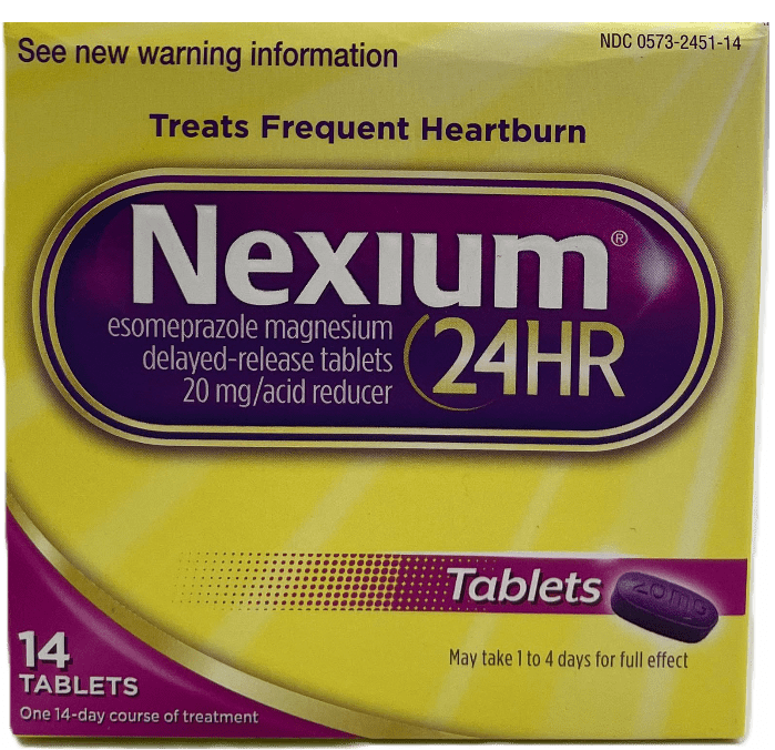 Nexium 24HRS: 14-Day Relief from Frequent Heartburn