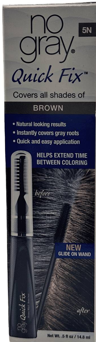 No Gray Quick Fix Brown - Instant Gray Coverage
