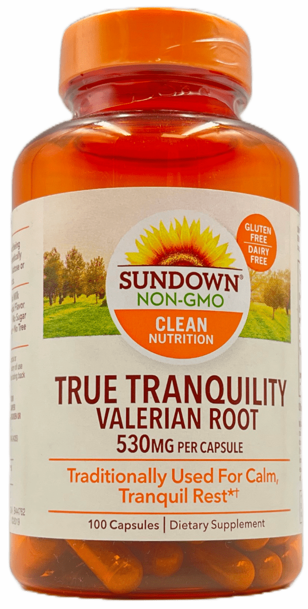 Sundown - True Tranquility Valerian Root 530 mg Capsules - 100 Ct